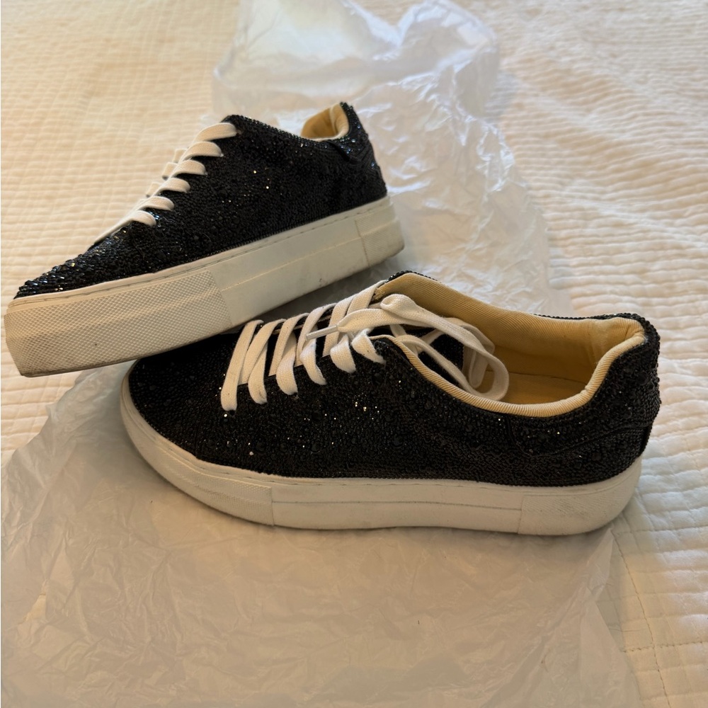 Betsy Johnson Sidny Rhinestone Sneakers